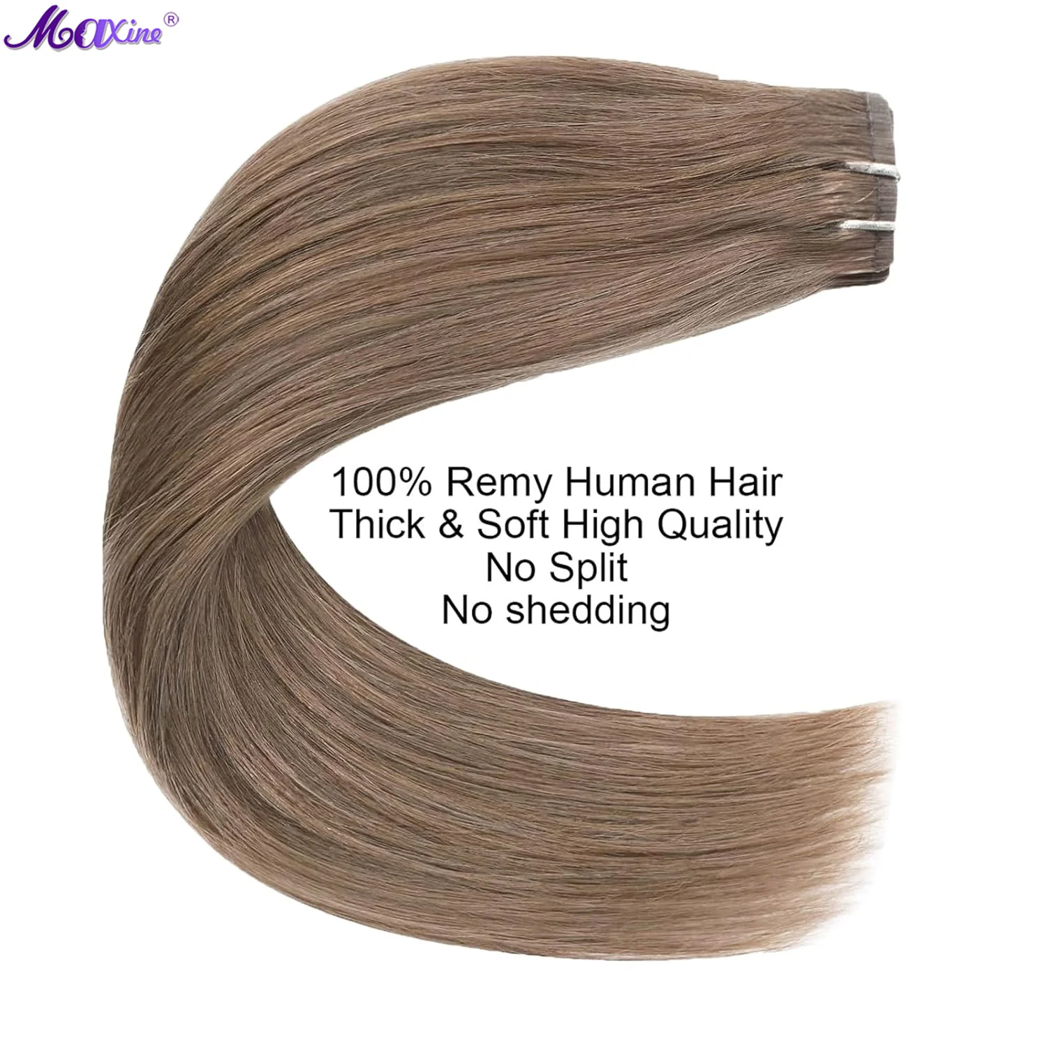 Накладные человеческие волосы на клипсе, Платиновые светлые натуральные невидимые волосы без повреждения кутикулы, 18 дюймов, Натуральные Прямые волосы на клипсе