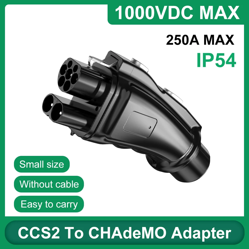 EV Charger CCS2 to CHAdeMO EV Converter Adapter DC 250A 1000V CCS Combo 2 to Japanese Electric Vehicle Charging Adaptor