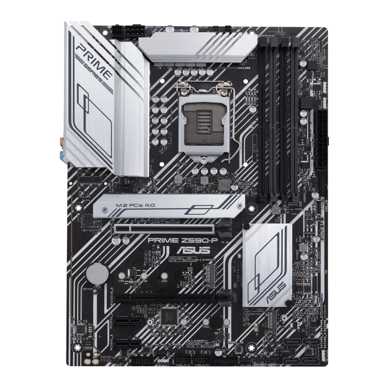 

Материнская плата ASUS PRIME Z590-P Intel Z590 LGA1200 128 ГБ DDR4 128 ГБ M.2 с поддержкой процессора Core i3-10300 i5-10600 i5-11600 i7-11700 используется