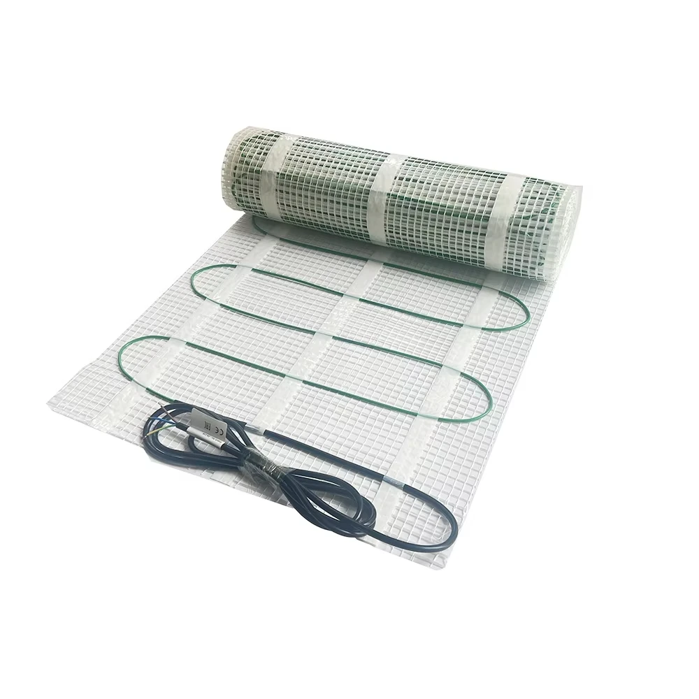 230V 200W/M2 Underfloor Heating mat Electric Radiant Self-Adhesive Floor Heating System Parts Kit Pad For Tiles Ceramic Bathroom
