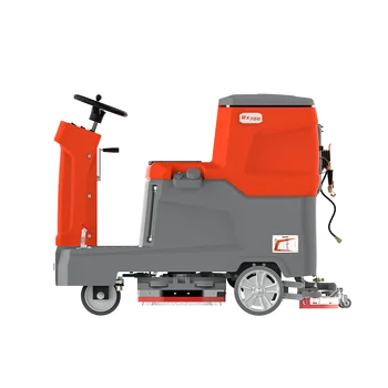 24V 100Ah 900mm Cleaning Width Electric Ride-On Scrubber For Commercial Building Cleaning Professional Floor Scrubber Tool