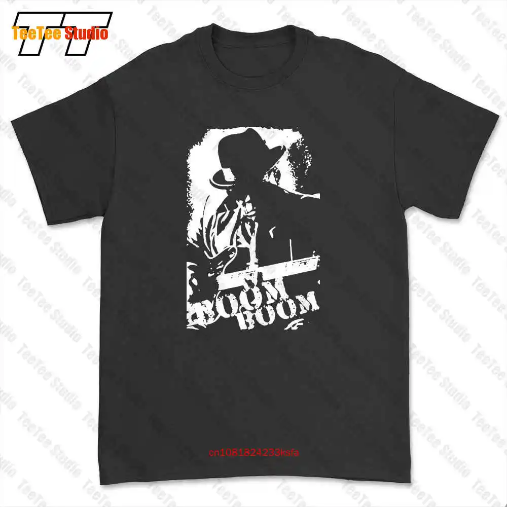 John Lee Hooker Boogie Chillen Legend Graphic Guitarist T-shirt Tee VOQ7