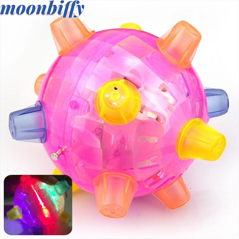 

Novelty colourful sound effects dancing ball creative children luminous toys flash bouncing ball children's toys