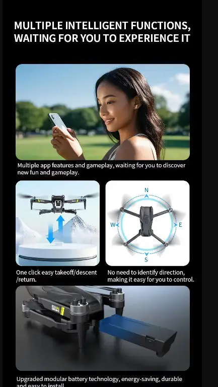 Screen RC Drone 5G Profesional 8k HD Camera WIFI Obstacle Avoidance Aerial Photography Optical flow Foldable Quadcopter Toy Gift