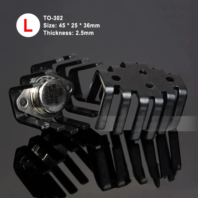 5 Pieces Aluminum Radiator For OP AMP TO-302 TO-39 TO-99 TO-220 TO-3 DIP8  TO-3P TO-247 Opamp IC Heat Sink HiFi DIY Radiators