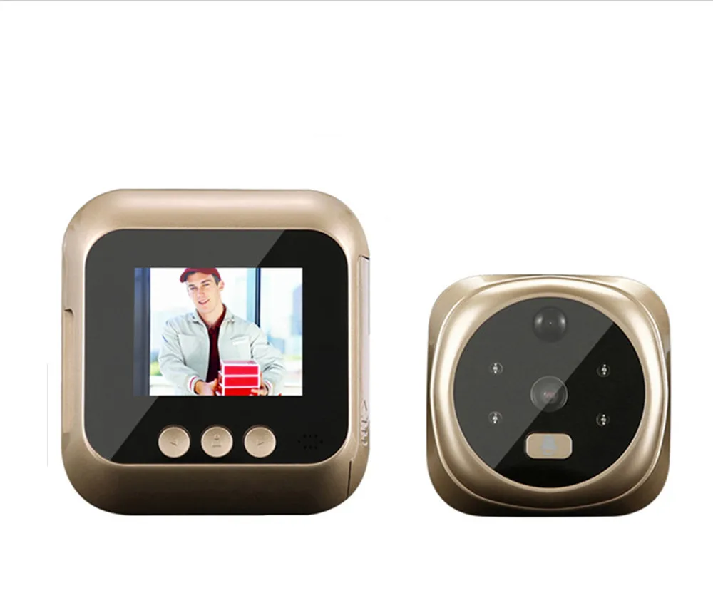 

2.4Inch Screen 160Degree IR Night Vision Motion Detection Video Door Phone Visual Door Viewer Peephole Door Camera Doorbell