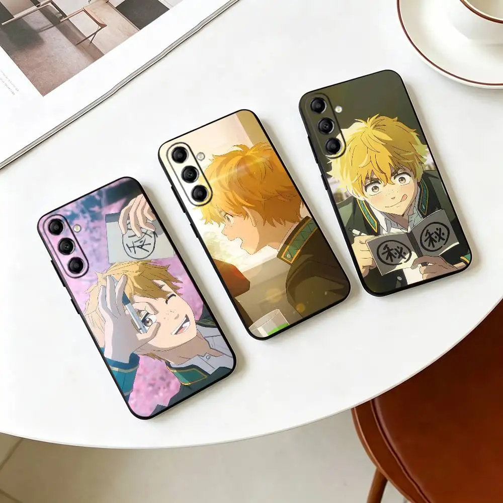 A-Akihiko Nirei Wind Breaker  Phone Case Black Silicone Soft For Samsung Galaxy A73,A72,A71,A70,A53,A52,A51