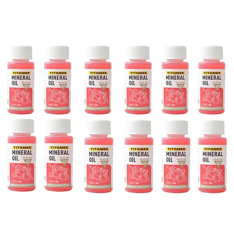1/2/4/6/8/10/12PCS Fiets Rem Minerale olie Systeem 60ml Vloeistof Aceite Fietsen Mountainbikes Voor Weg Mountainbike Accessoires