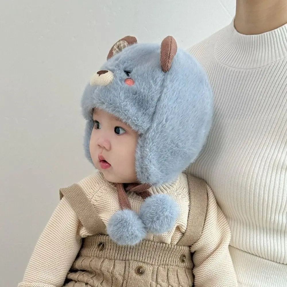 

Теплая детская шапка-ушанка, утолщенная, ветрозащитная, с защитой ушей, мягкая шапка-бини с капибарой для активного отдыха