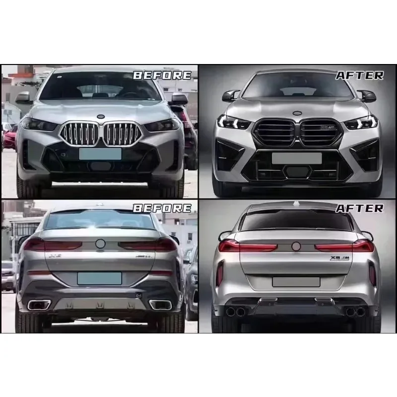 Clrak AutomobileFacelift Kit for  X6 G06 23+ Lci Modified X6M 23+ Tuning Kit G06 X6m Modification Accessories G06 to X6m Conv