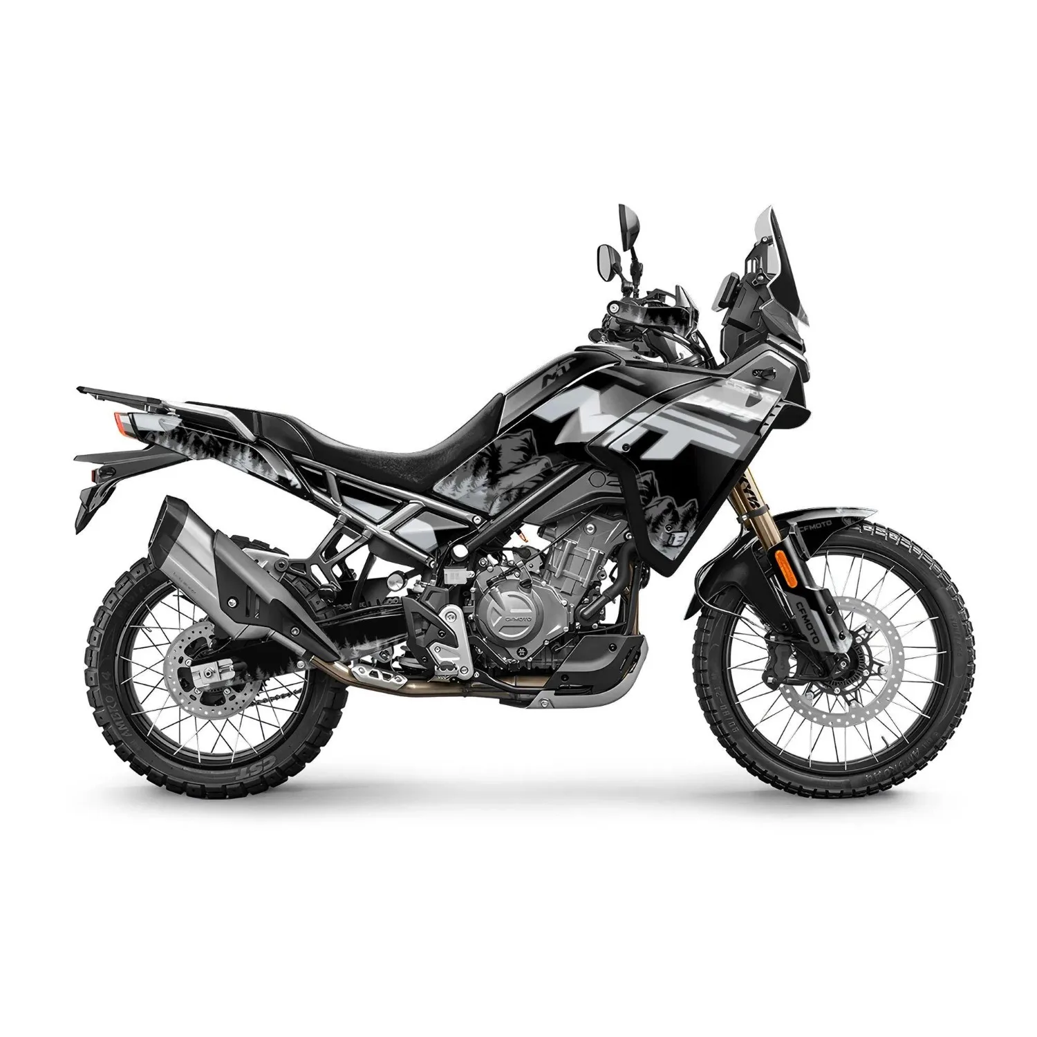 Motorcycle Body Fairing Sticker Decal Protective Street Bike Full Graphic Kit  For CFMOTO 450MT 2024-2026 Design 20
