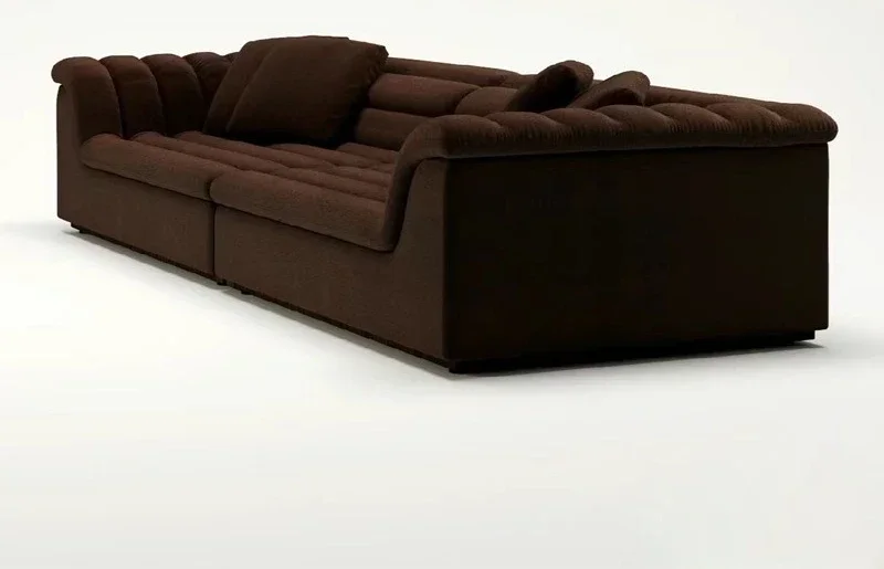 

Hotel villa sofa, Italian minimalist design cloth leather