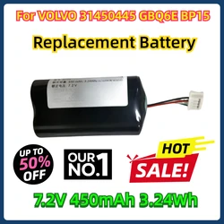 For VOLVO 31450445 GBQ6E BP15 Replacement Battery  7.2V 450mAh 3.24Wh