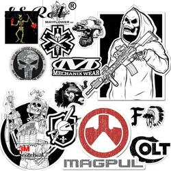 Military Car Stickers Sets Tactical Pegatinas 14Pcs/Set  Laptop Decals Waterproof Vinyl for Car Suitcase Bottle Journal Decor