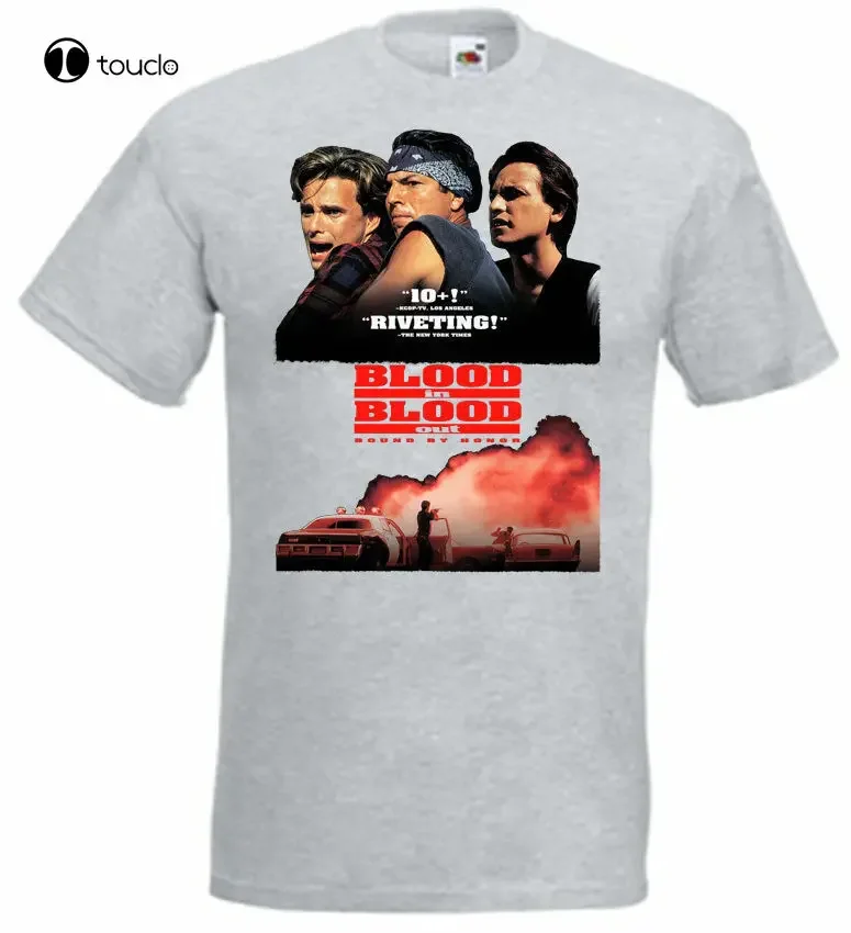 Blood In, Blood Out: Bound By Honor T-Shirt Heather Grey Movie Poster