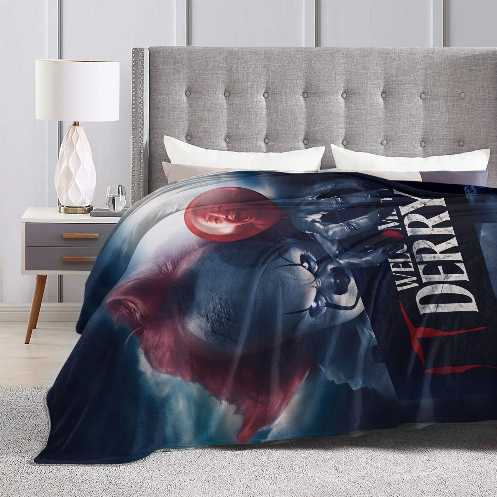 تكنولوجيا المعلومات مرحبا بكم في ديري 2025 بطانية جودة لينة الفراش الدافئ يلقي الشتاء طائرة السفر الأريكة كرسي مفرش مضحك