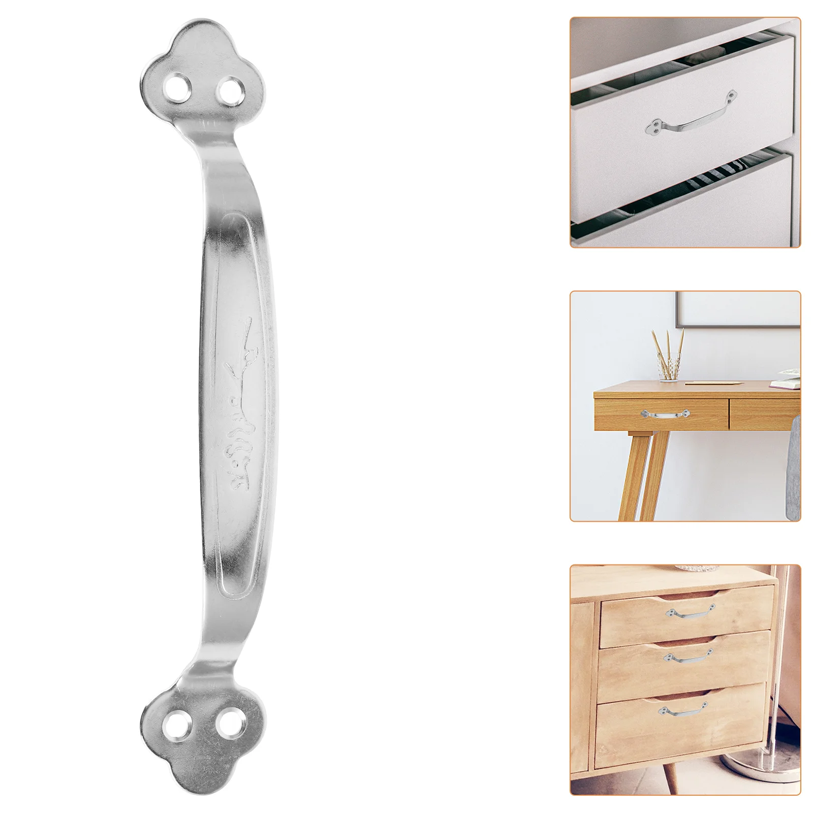 

10Pcs Stainless Steel Drawer Handles Ergonomic Arched Heavy Duty Cabinet Pulls for Bathroom Kitchen Furniture Steel Handle