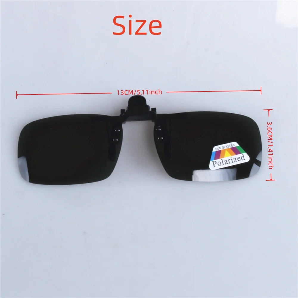 2026 New Polarized Clip On Sunglasses Men Women 180° Flip Up Sun Glasses Eyewear Shades Clip for Myopia Glasses