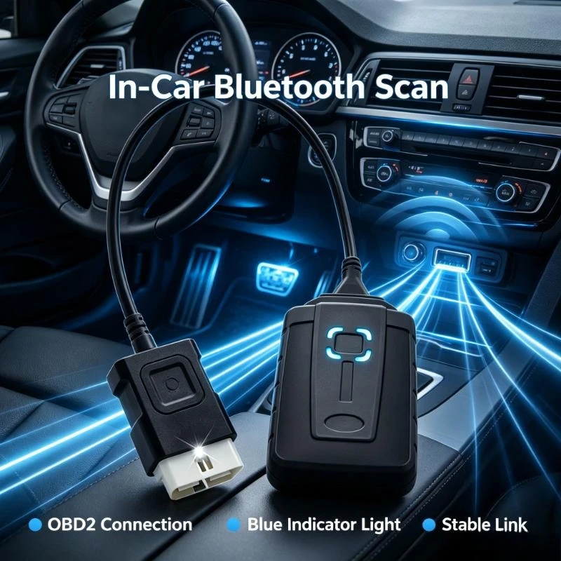 Bluetooth OBD2 Diagnostic Scanner Wow Snooper V5.008 R2, Compatible With Cars Trucks Supports VD DS150E Delphis System