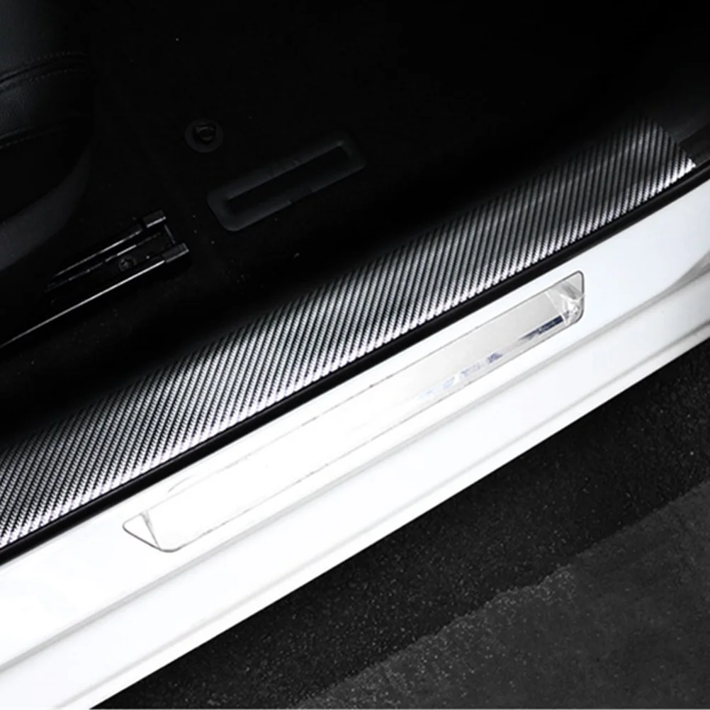 

0.05x3m Car Bumper Protector Sticker Self Adhesive Carbon Fiber Film Scratch Cover Scratch Resistant Rear Front Bumper Guard