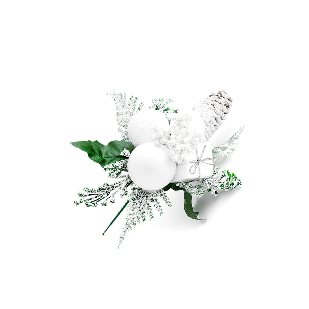 

Simulated Christmas Fruit Thighs Twig Decoration Cuttings Tree Ornament Pearlescent Sticks Decorations