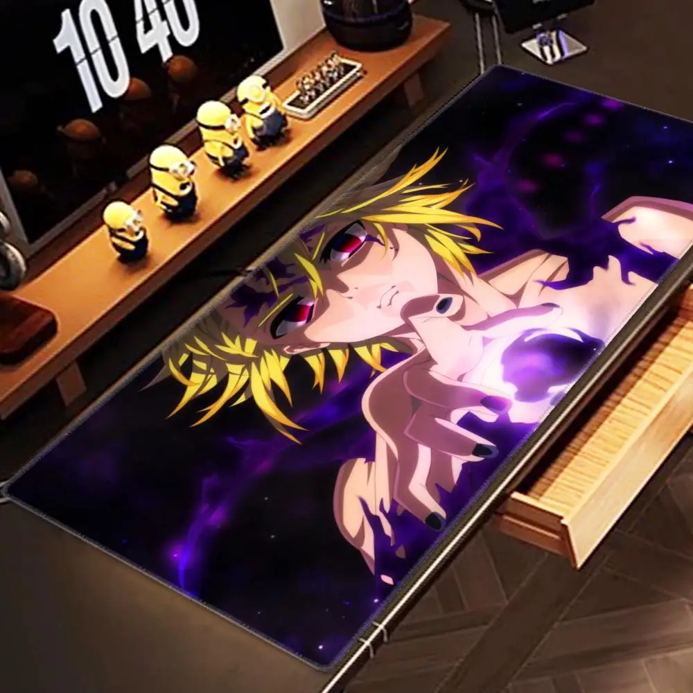 

Cute Anime Seven Deadly Sins Meliodas Gaming Mouse Pad Mousepad For PC Gamer Desktop Decoration Office Mouse Mat Deskmat Rug