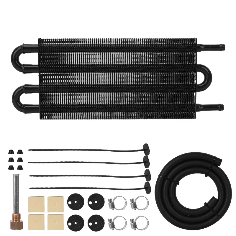 

Auto modification accessories Universal radiator gearbox Air conditioner radiator Tubular belt condenser 4 rows 6 rows 8 rows