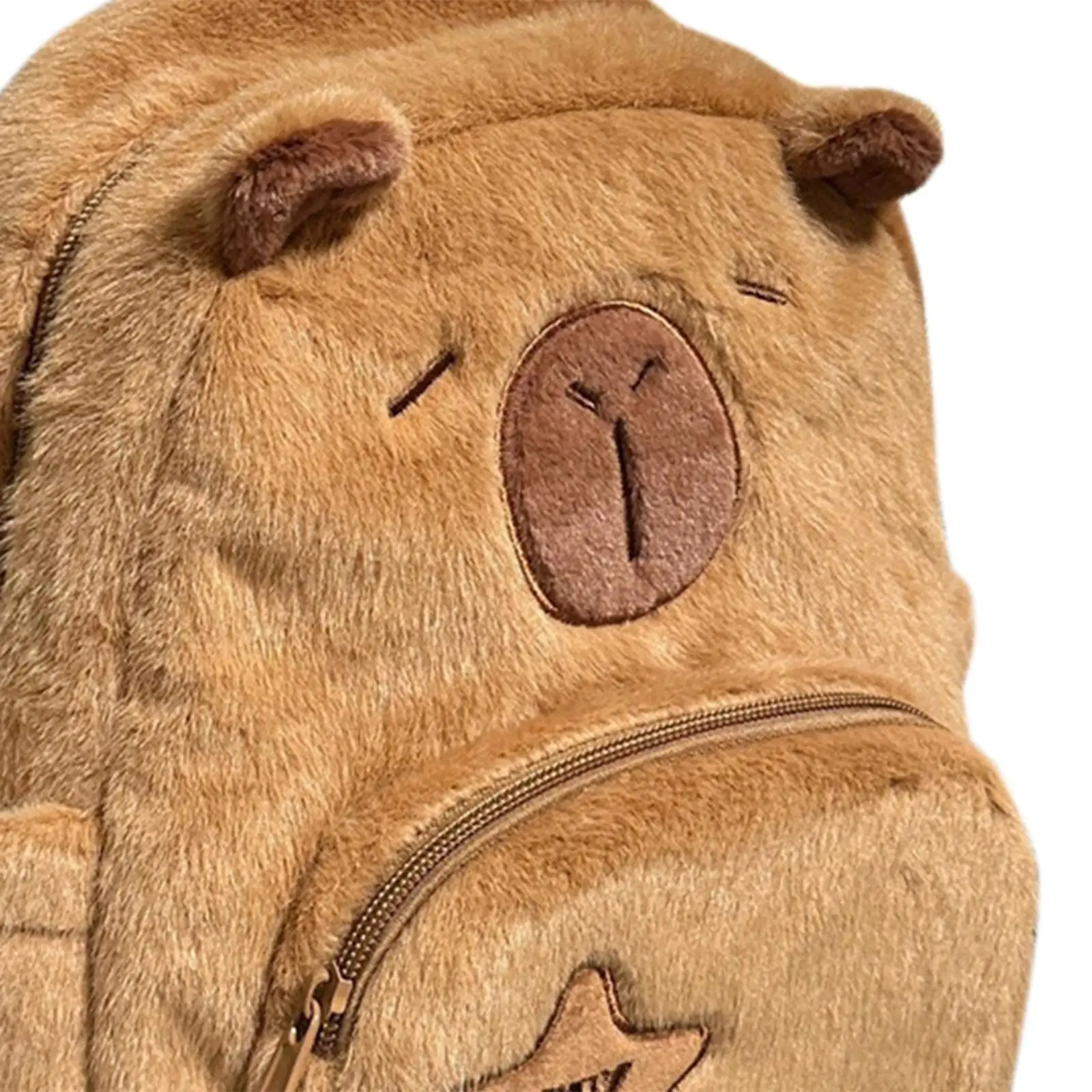 Peluche capibara zaino moda Casual cartone animato Bookbag per ragazze ragazzi donne