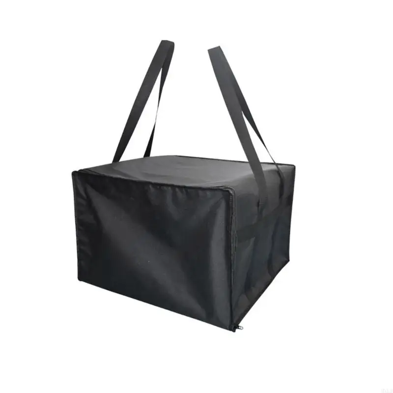 

MXLB Insulated Pizza Bags for Delivery 20inch Pizza Carriers Insulated Bags Black Insulated Delivery Bag Pizza Warmer Bag