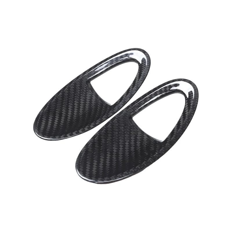 For Nissan 350Z 2003-2006 Real Carbon Fiber Car Dashboard Side Air Vent Trim Sticker Panel Cover Car Interior Accessories