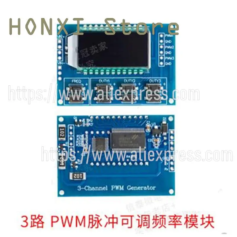 1PCS Relação de dever ajustável do módulo de freqüência de pulso PWM onda quadrada XY-LPWM retangular sinal gerador sinal