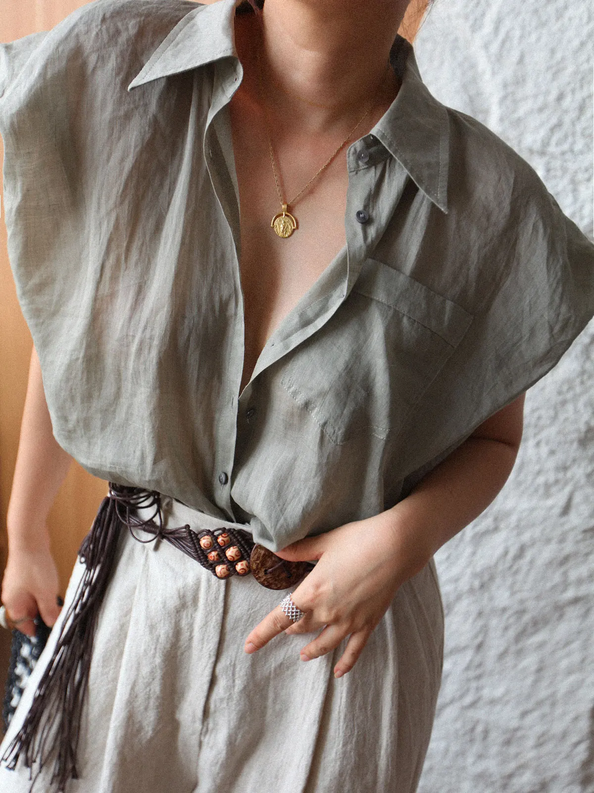 

Легкий льняной топ Ast Edit для женщин: уникальный дизайн, облегающий, дышащий, комфортный, для лета...