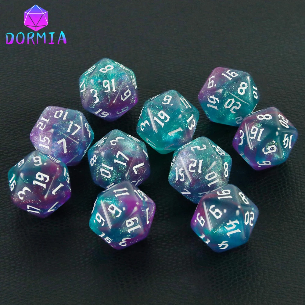 Кубики D20 Dormia для настольных игр, 10 штук — фото товара