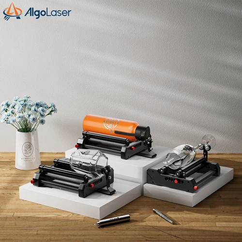 AlgoLaser Y-Achsen-Laser-Rotationswalze RR2 Graveur Drehmodul Gravur zylindrische Objekte Dosen für ORTUR XTOOL ATOMSTACK