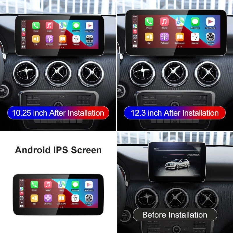 Factory Price 12.3inch DSP Carplay Car Stereo Multimedia for GLA X156 NTG4.5 Linux System