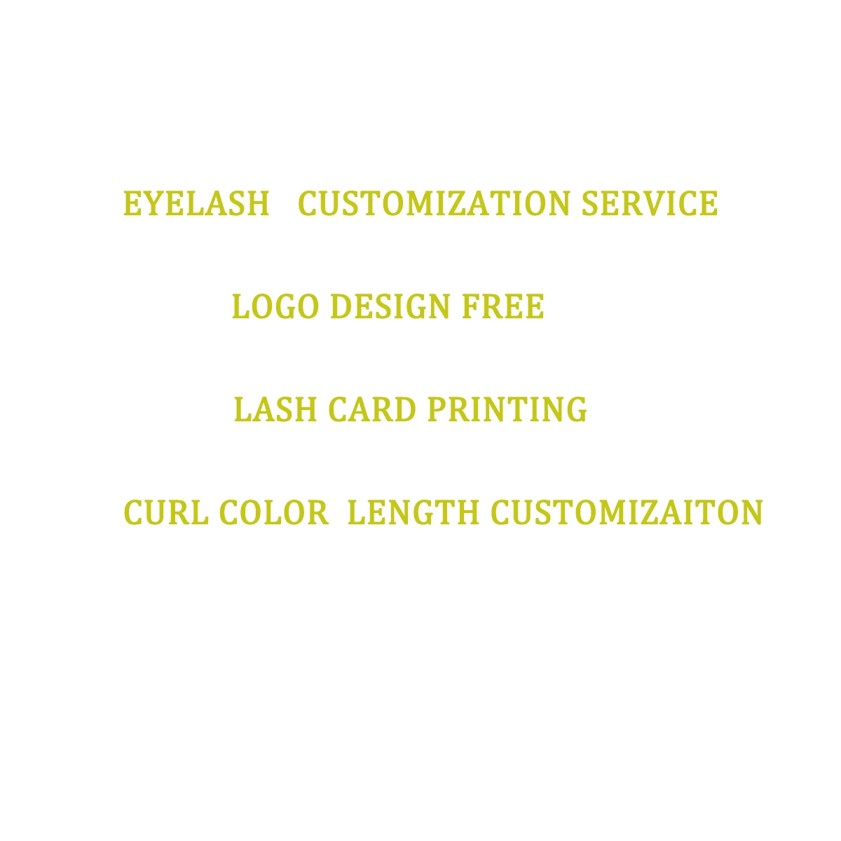 Domi False Eyelash Customization Service ，A link To Cover The Price Difference