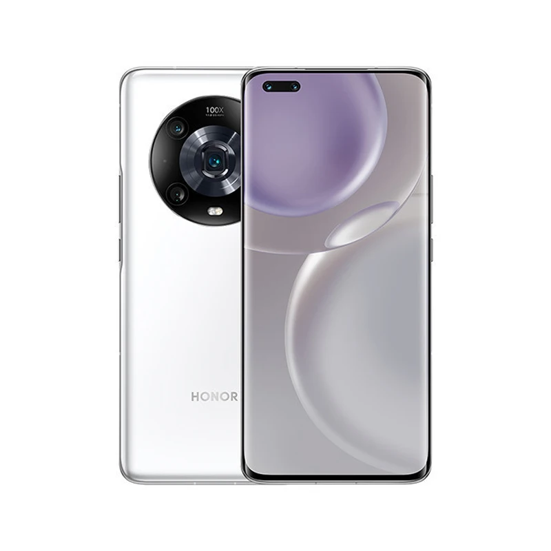 هاتف ذكي HONOR Magic4 Pro 5g مقاس 6.81 بوصة IMAX بطارية 4600 مللي أمبير في الساعة NFC 50MP + 64MP OIS هاتف مستعمل مضاد للاهتزاز