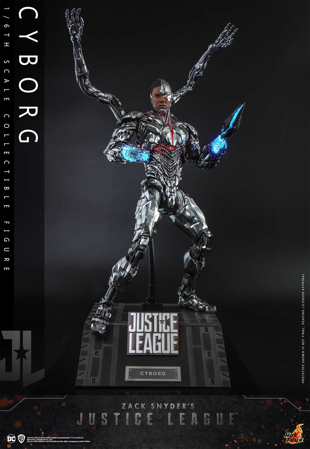 Original HotToys 1/6 TMS057 Zack Snyder Justice League Cyborg Action Figure Model Toys 12 inch collectible scene ornament gift