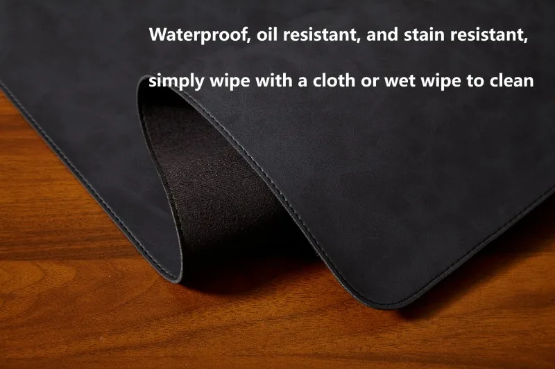 Grande mouse pad mesa à prova dwaterproof água mouse tapete de mesa capa protetora computador portátil antiderrapante fácil de limpar gaming mouse pad