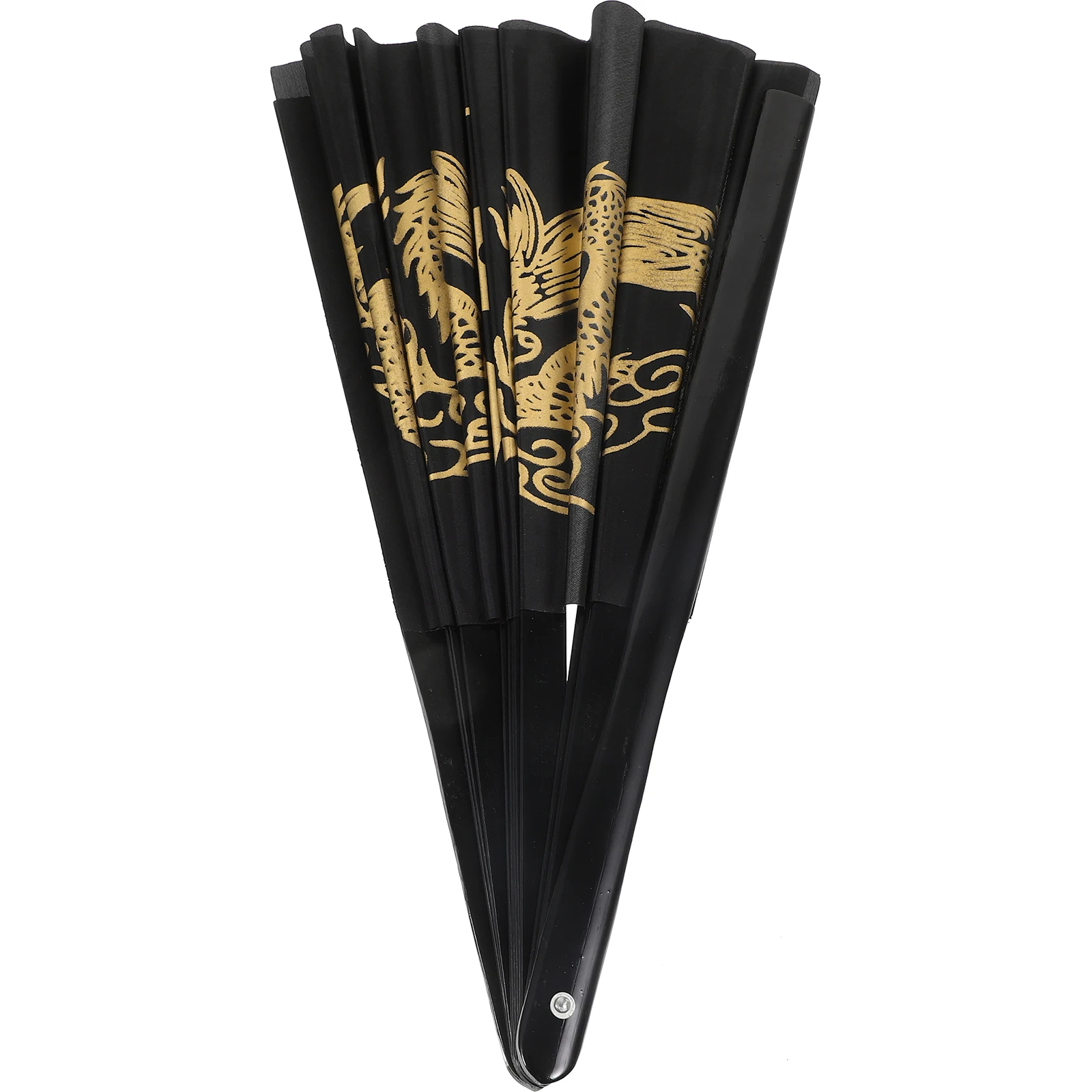 

Foldable Fans Black Bamboo Bone Handheld Dancing Kung Fu Fan Store GiftVintage Retro Martial Storage
