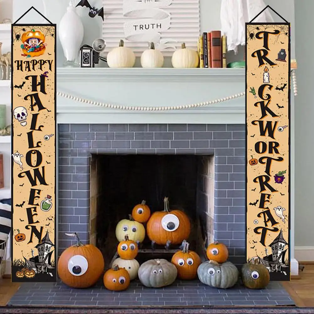 

Spooky Halloween Background Halloween Spooky Halloween Decorations Haunted House Pumpkin Pattern Door Banners Trick or for A