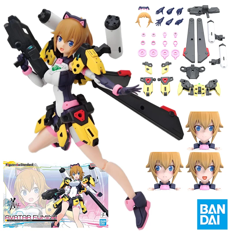 

Original Genuine Bandai Anime Gundam Anime Model Figure FRS AVATAR FUMINA Assembly Action Figures Toys For Kids Gift Model