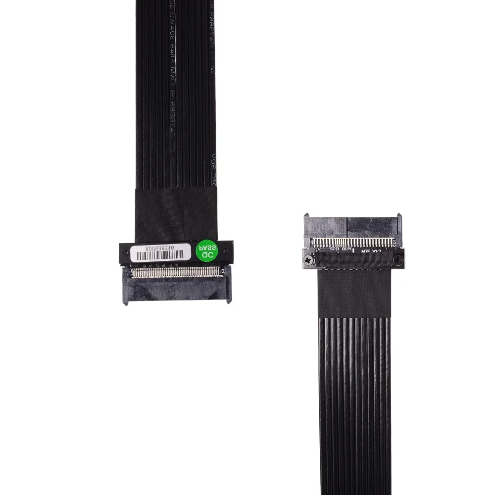 U2 إلى PCIe 4.0X4 SFF-8639 NVMe تمديد كابل واجهة محرك الحالة الصلبة الناهض محول البيانات Gen4 64Gbps مخصص 5-100 سنتيمتر #5