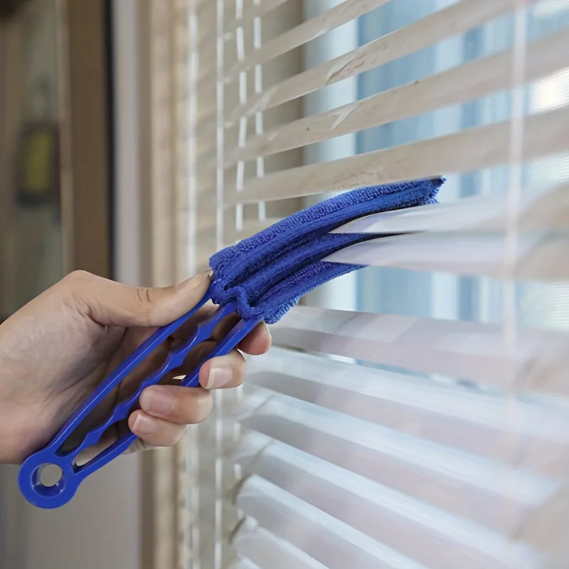 1pc Household Cleaning Brush Dead Corner Crevice Cleaning Wipe, Reusable Window Blind Cleaner