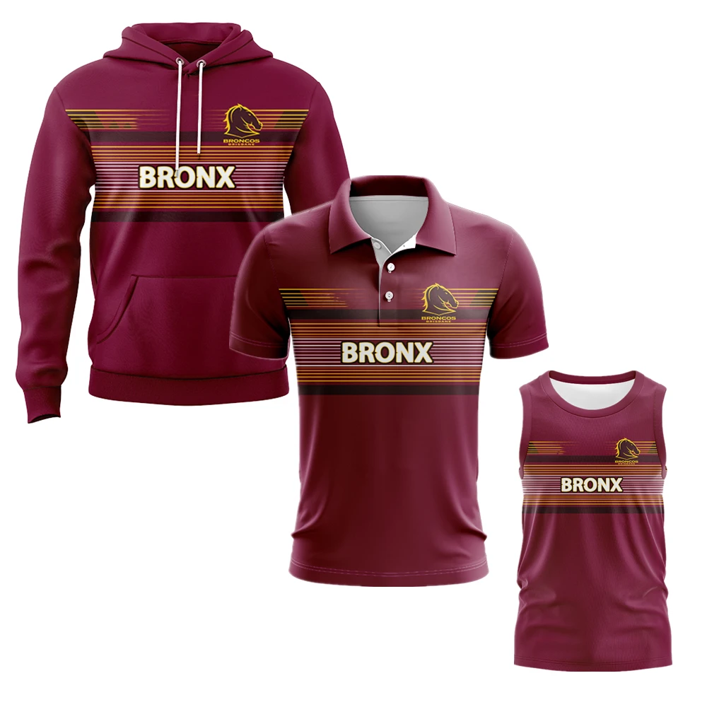 

2024 Brisbane Broncos Hoodies jacket polo singlet rugby jersey Australia BRISBANE BRONCOS ANZAC Heritage rugby shirt cap