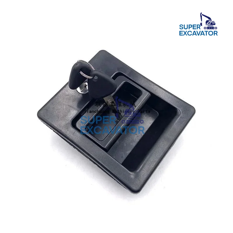 For Vo-lvo ec EC220 EC250 EC300 EC380 EC480D Door lock of Cab Assembly external car door handles lock block Excavator Parts