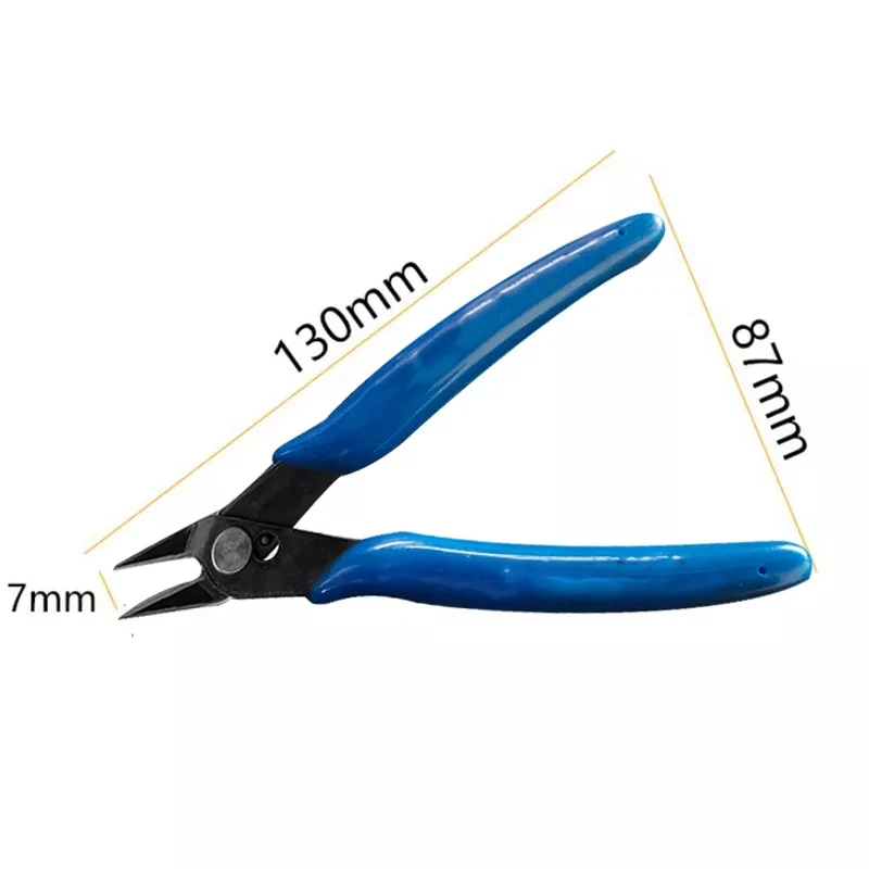 Side Cutting Basic Pliers Model Toy Building Tools Electrical Wire Cable Cutters Side Snips Flush Stainless tools for Tamiya