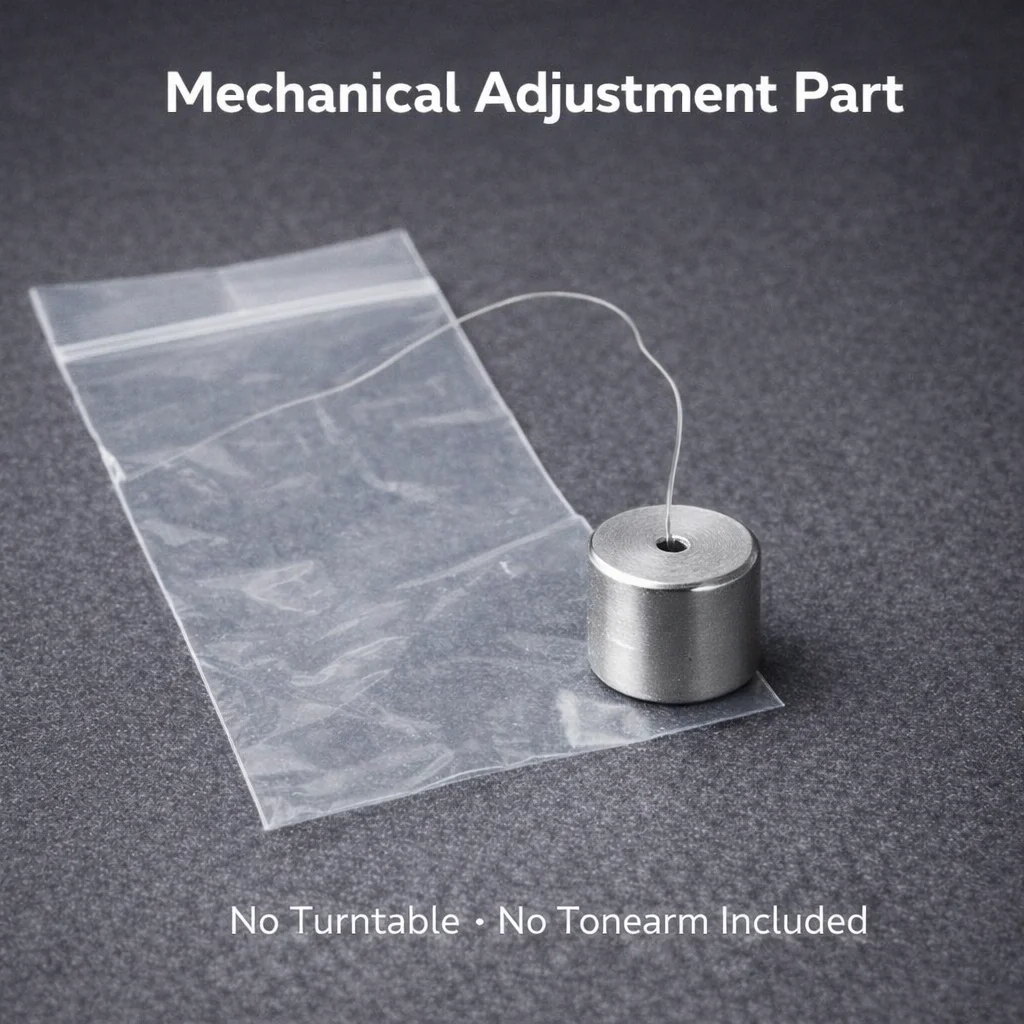 

For EMT Anti-Skate Weight 2g, Stainless Steel Hanging Counterweight, For EMT Turntables Only, With Nylon Thread