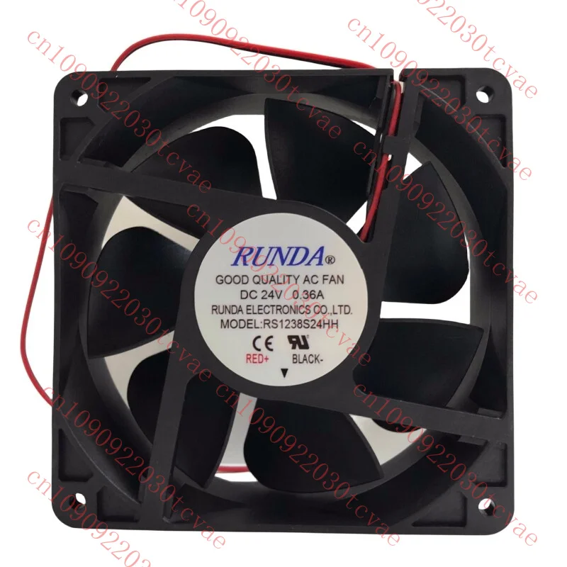

Genuine New for RS1238S24HH DC 24V 0.36A 120x120x38mm 2-Wire Server Cooling Fan