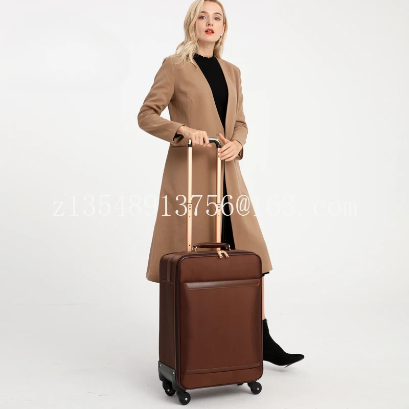 

16 inch fashionable and trendy student universal Oxford cloth business trolley case for women, 20 inch new model